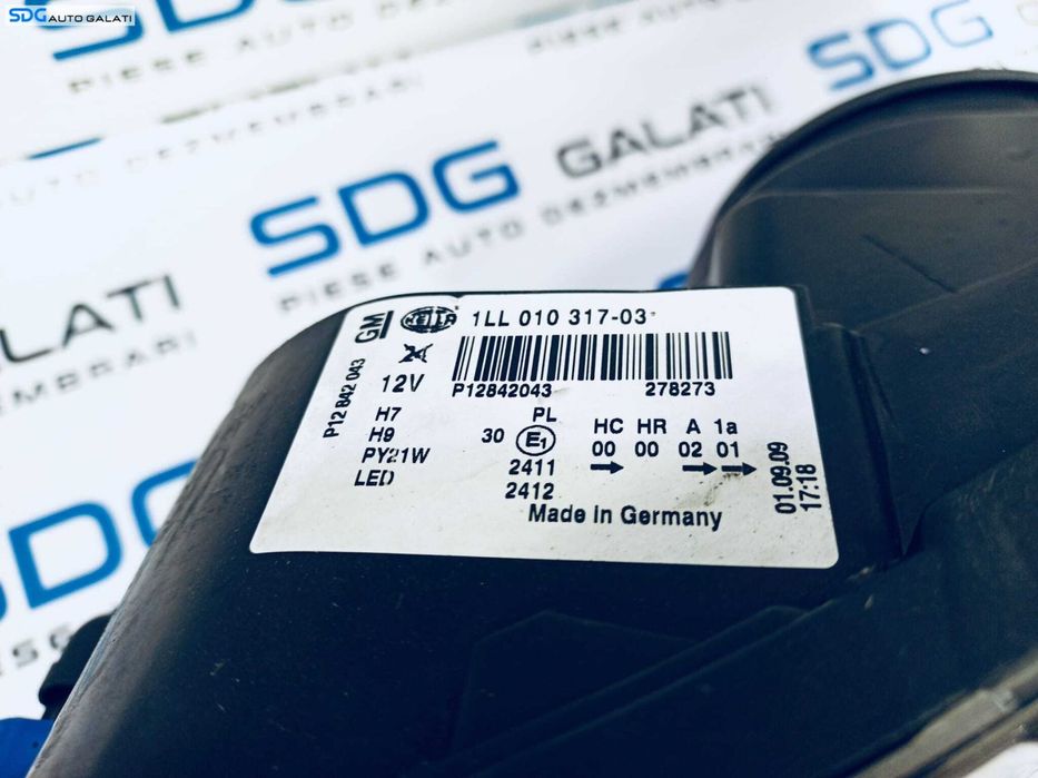 Far Stanga cu Lupa FARA Xenon Saab 93 9-3 2008 - 2012 Cod P12842043 [L1563]