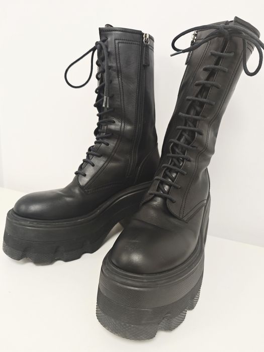 Кожени боти на платформа Casade, 40i,