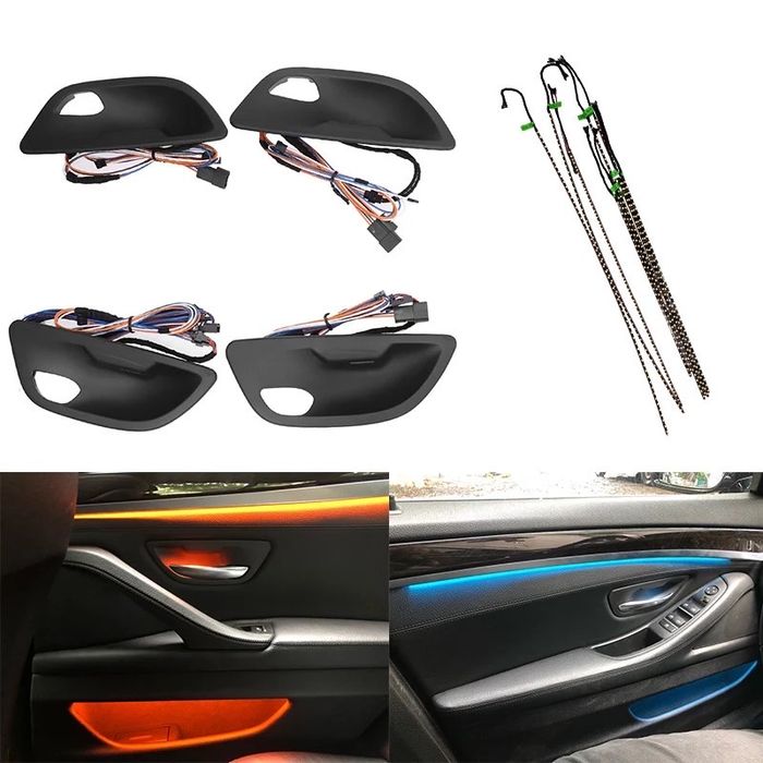 Kit lumini Led lumina ambientala ambient Doua culori Bmw 5 F10 F11