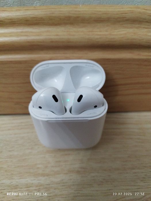 Оригинальные AirPods-всё работает+упаковано