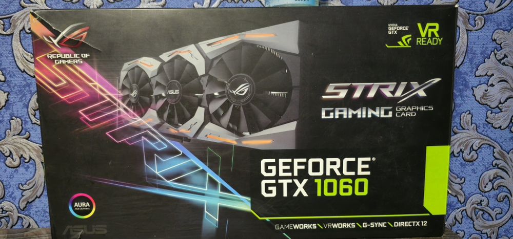 Продам gtx 1060 6 gb Asus Strix