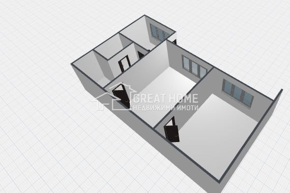 Дава се под наем Тристаен апартамент в Търговище, Център - 75 кв.м за 204 € - Снимка #6
