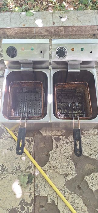 Професионален двоен фритюрник 2х5 л