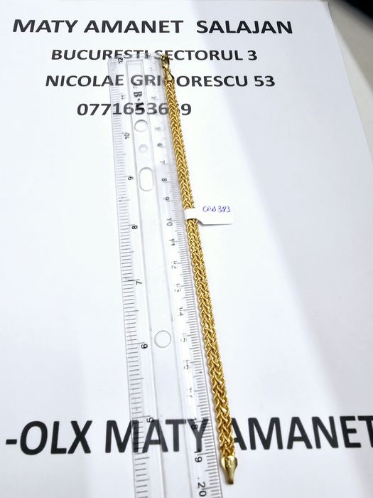 Vand bratara dama din aur 14 k 3.79 g cod 383