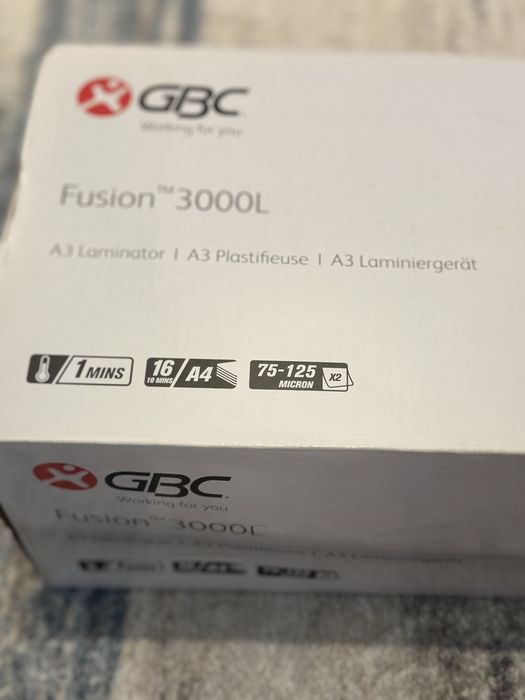 Laminator GBC Fusion 3000L A3 - NOU, NEFOLOSIT, SIGILAT