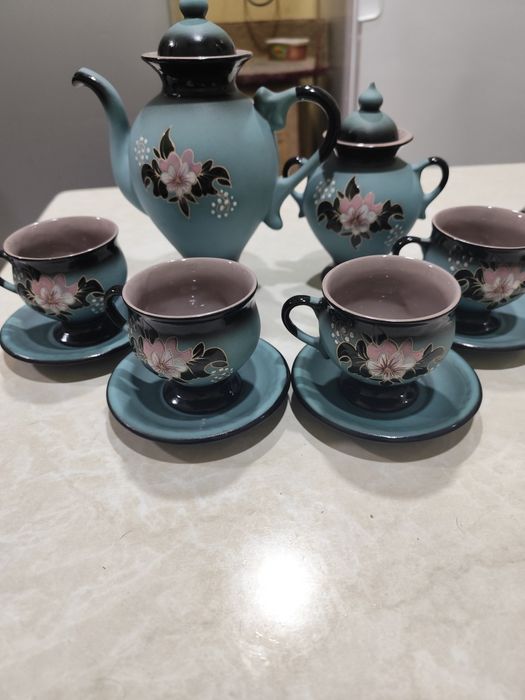 Старинный ретро чайный сервиз(Ручной работы)