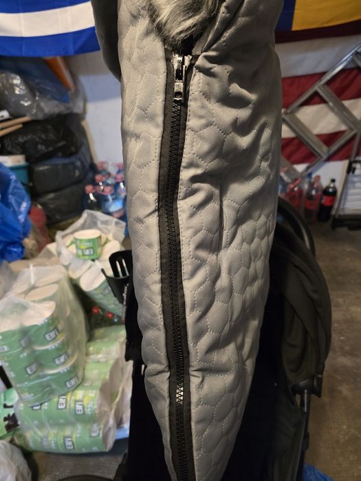 Sac de iarna pentru carucior, Husa picioare, universala, cu blanita de