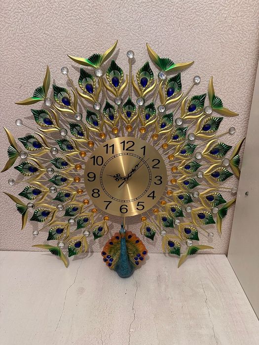 Часы настенные павлин
