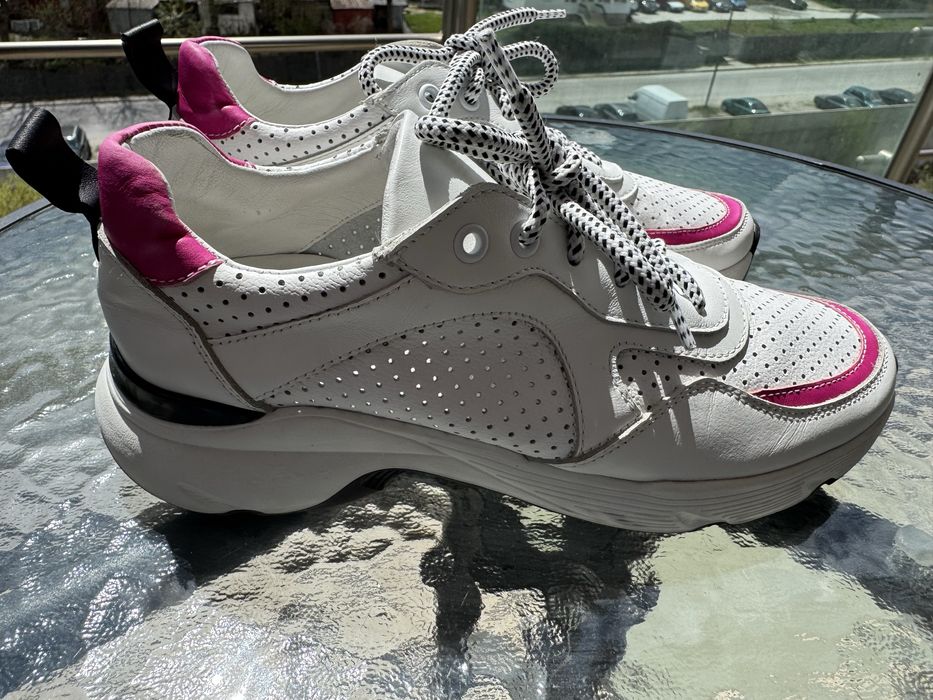 Дански маратонки Bianki-естествена кожа