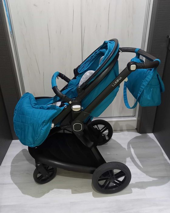 Бебешка количка 2 в 1 Lorelli Lumina Dark Blue
