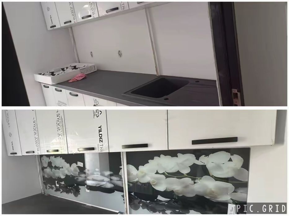 Contrablat din sticla Bucatarie, sticla termosensibila, securizata 6mm