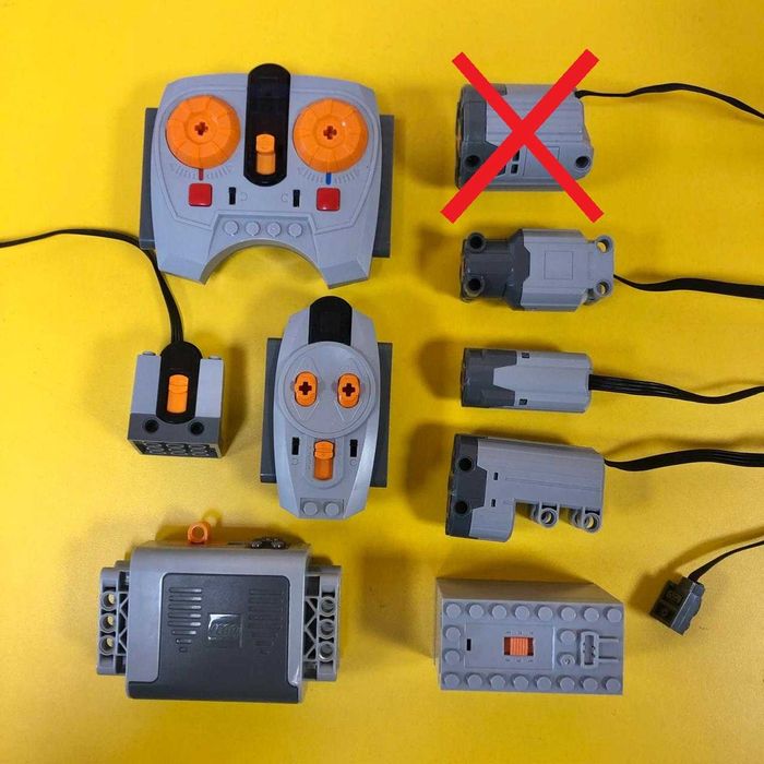 LEGO фары, моторы, блоки для серий Technic, Power Functions