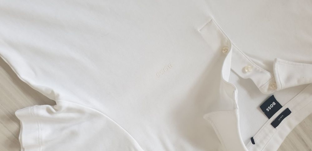 Hugo Boss Palosh 30 Pima Cotton Slim Fit M НОВО ОРИГИНАЛ Мъжка Тениска