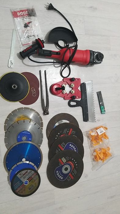 Болгарка УШМ, RODEX 180мм (+подарок)