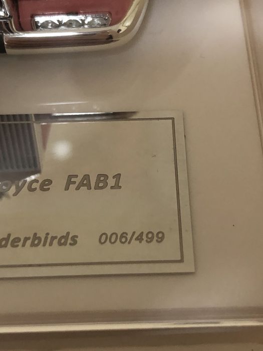 Колекционерски Rolls Royce Fab1 Lady Penelope’s Thunderbirds