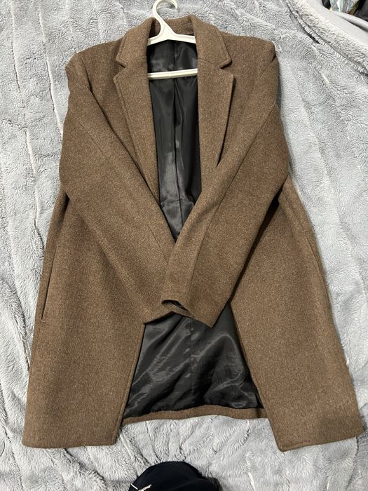 Мужское пальто коричневое от just!