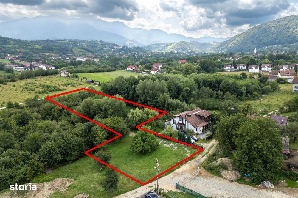 Teren cu pârâu ideal proiect turistic/casa vacanta langa Castelul Bran