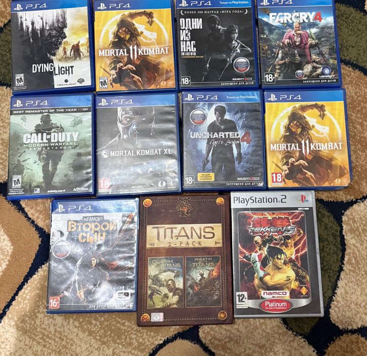 Игры PlayStation 4 и 2