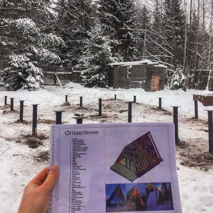 винтовые сваи , фундамент