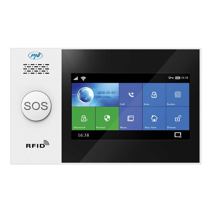 Sistem de alarma wireless  SafeHouse HS650 Wifi GSM 4G, cu touchscreen