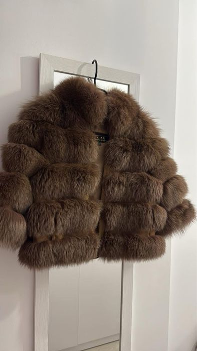 Blana naturala maro, marimea M