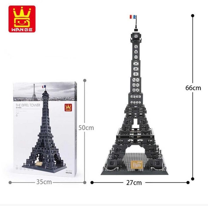 Конструктор WANGE the EIFFEL Tower Paris