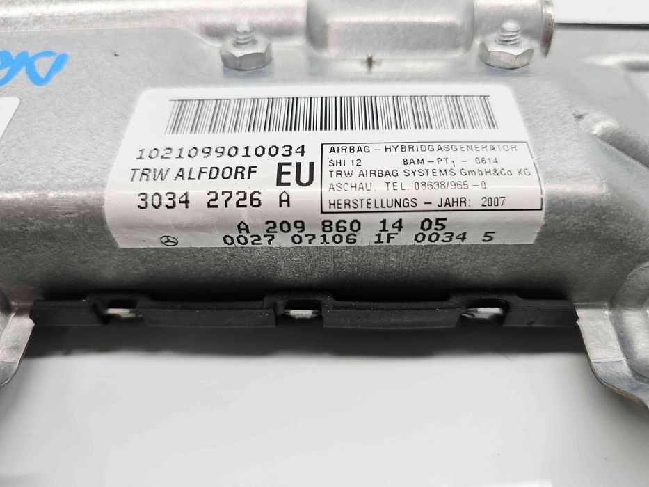 Airbag lateral dreapta Mercedes Clasa CLK (C209) [Fabr 2002-2009] A20