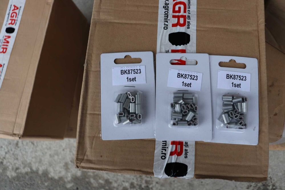 Set mansoane 25 buc. pentru sertizat sarma/fir gard electric