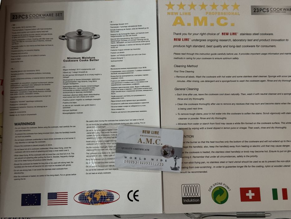 Set Profesional de gatit 23 piese