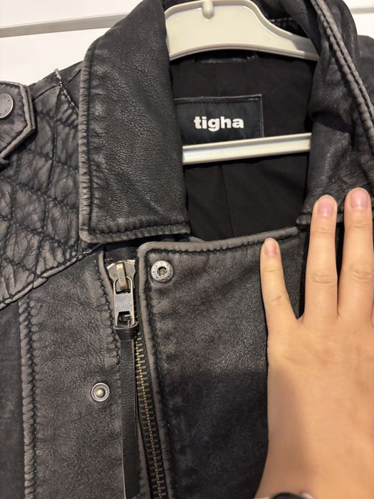 Geaca piele tigha