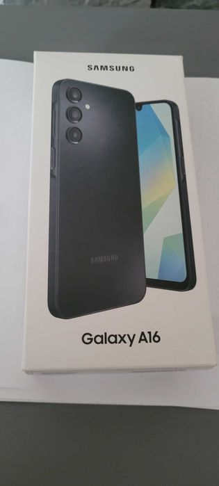 Смартфон SAMSUNG GALAXY A16 BLACK чисто нов