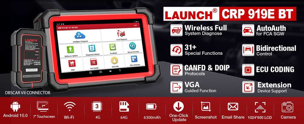 LAUNCH X431 CRP919E BT OE-LEVEL All System Diagnostics 2 Ani Update