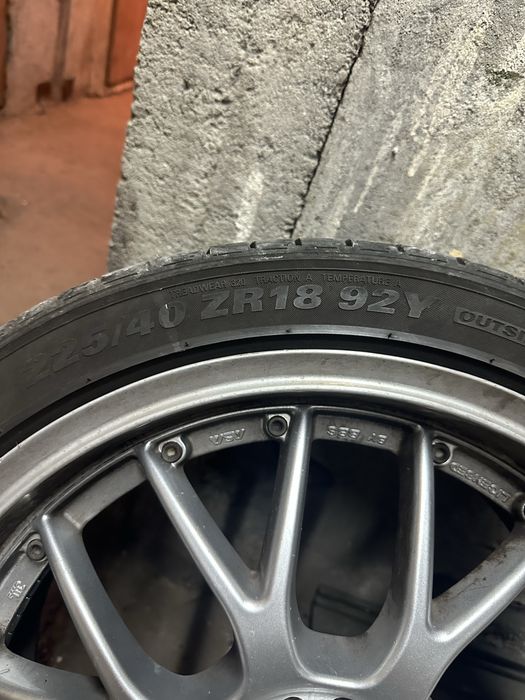 Продавам джанти 18 ки 5х112 с гуми