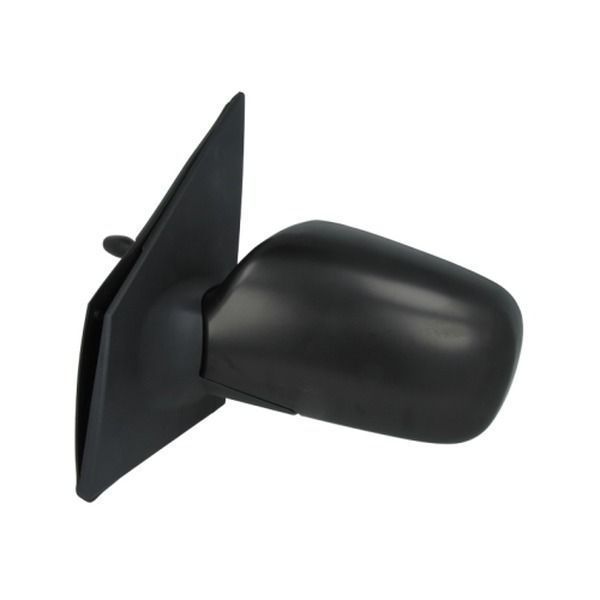 Oglinda exterioara Toyota Yaris (Cp10) 04.2003-12.2005 Partea stanga/dreapta Crom Convex Manuala Prin Cablu Fara Incalzire, carcasa neagra
