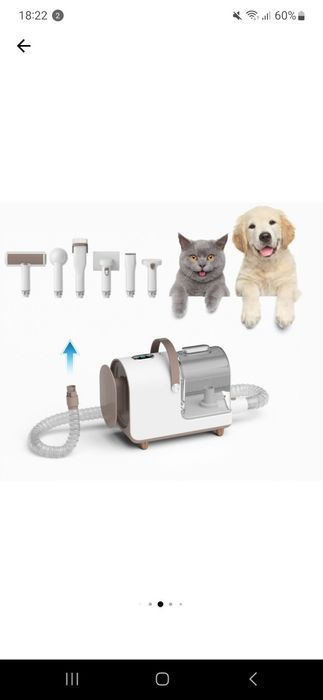 Aspirator 3in1 pentru toaletarea animalelor de companie SeveShop