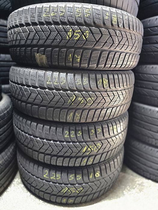 4x 225/55/18 M+S PIRELLI Stare excelentă