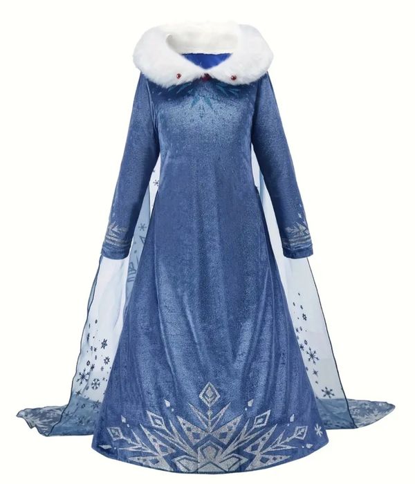 Платье принцессы для девочки на 6- 7лет