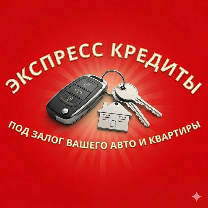 Деньги под залог недвижимости и авто
