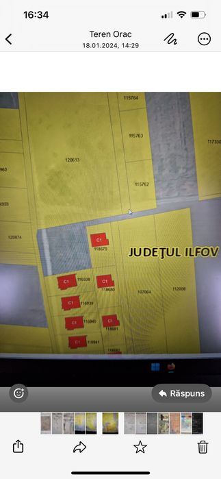 Teren de vanzare Corbeanca Ilfov!