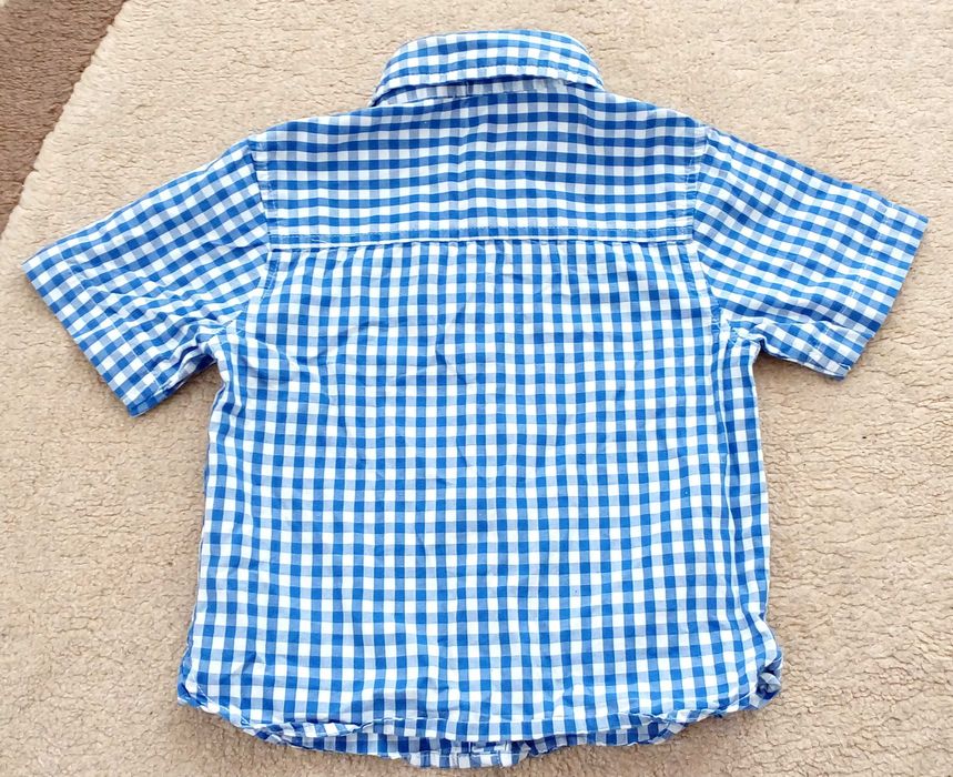 Бебешка риза Primark - С къс ръкав, 9-12 месеца