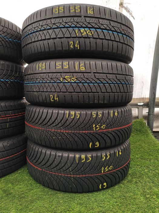 195.55.16 Firestone Hankook Goodyear 4 seasons m+s