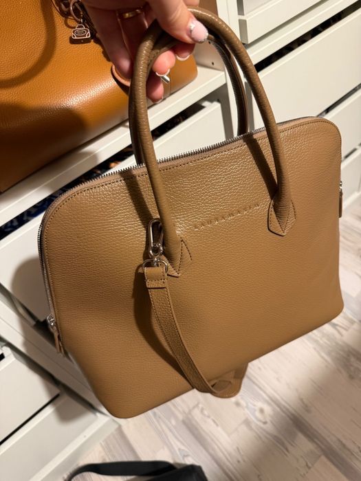 Geanta Laura Maxim Carrera Maxi Walnut