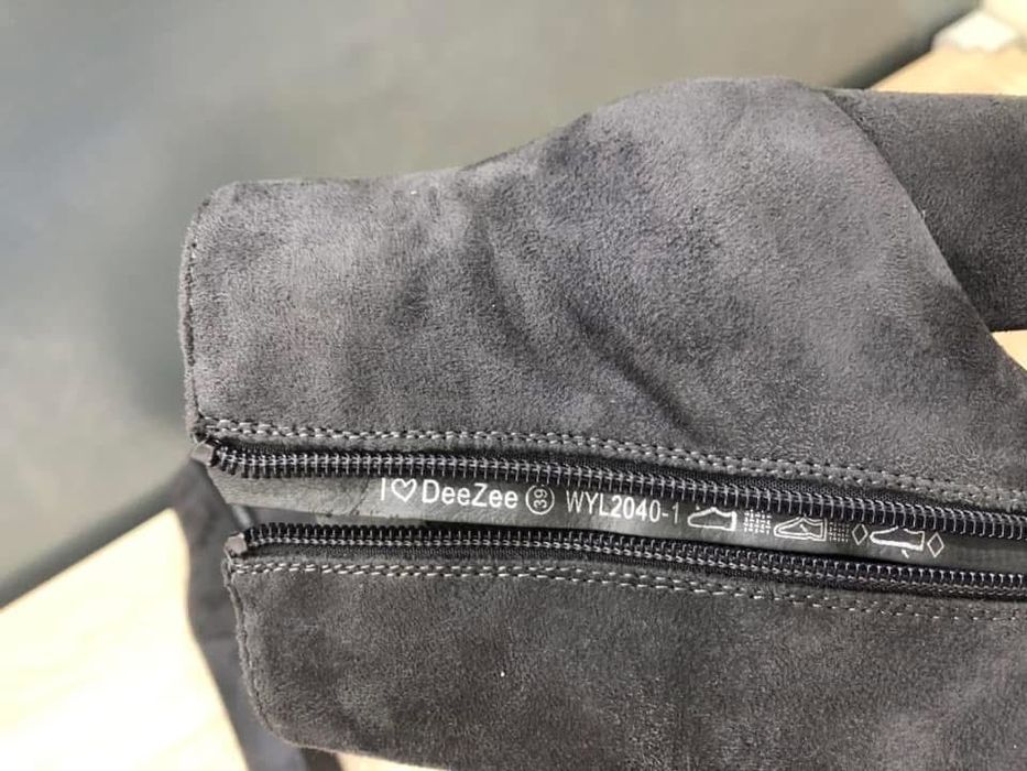 Сиви Боти на висок ток Deezee и обувки Gabina