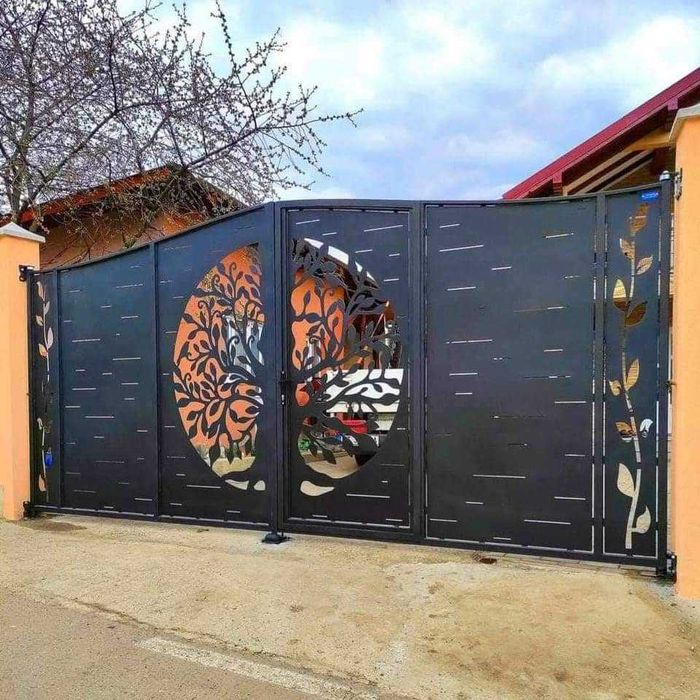 porti din tabla decupata