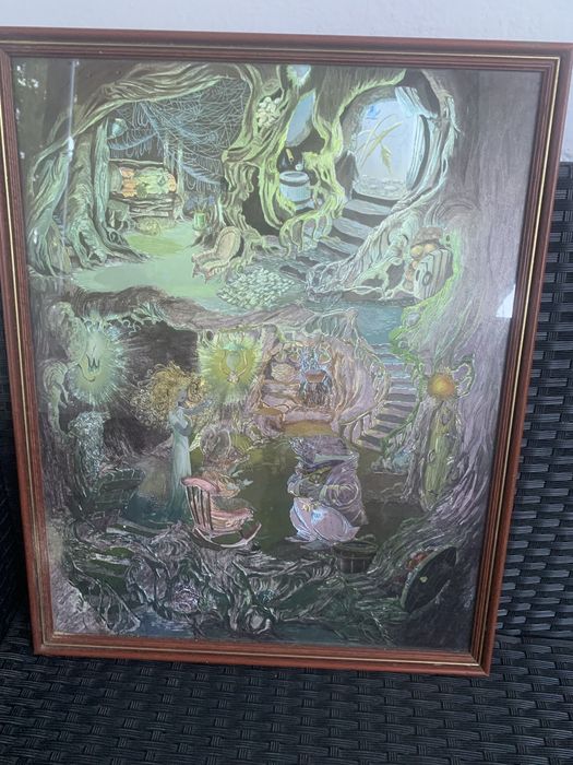 Англииска лазерна картина с мотив от приказката за “Малечка палечка”