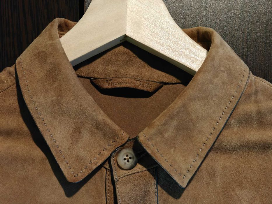 Camasa de piele intoarsa Massimo Dutti
