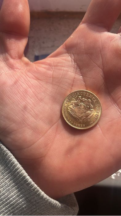 Moneda aur 50 pesos chile  10g