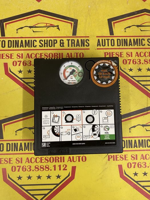 Compresor auto masina umflat roti OE Mercedes 12V 180W 15A Polonia