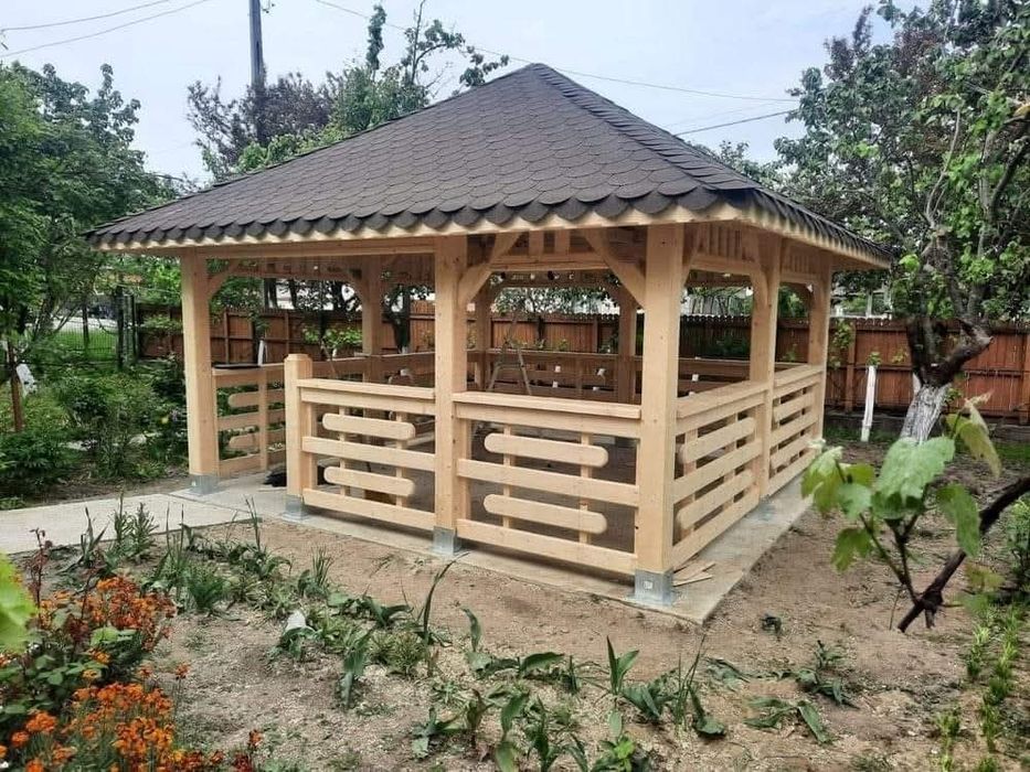 Foișoare terase pergole din lemn