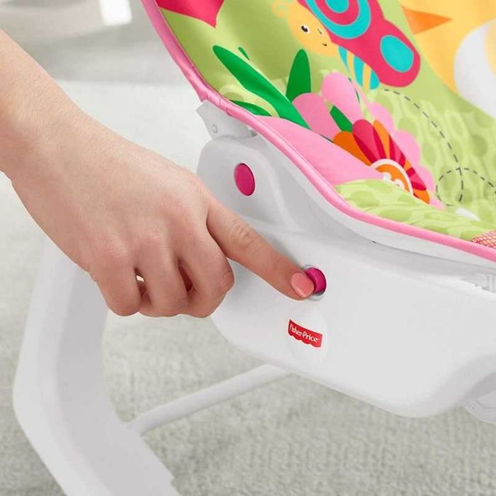 Шезлонг Fisher Price „Тропическа гора - Тигър“ (до 18кг) + ПОДАРЪК батерия